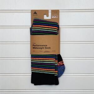 NWT Burton Kids Performance Midweight Merino Wool Socks- M/L (2-4)